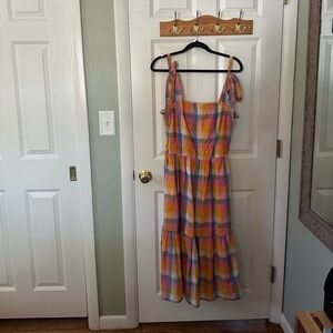 Free Assembly Plaid Women's Dress